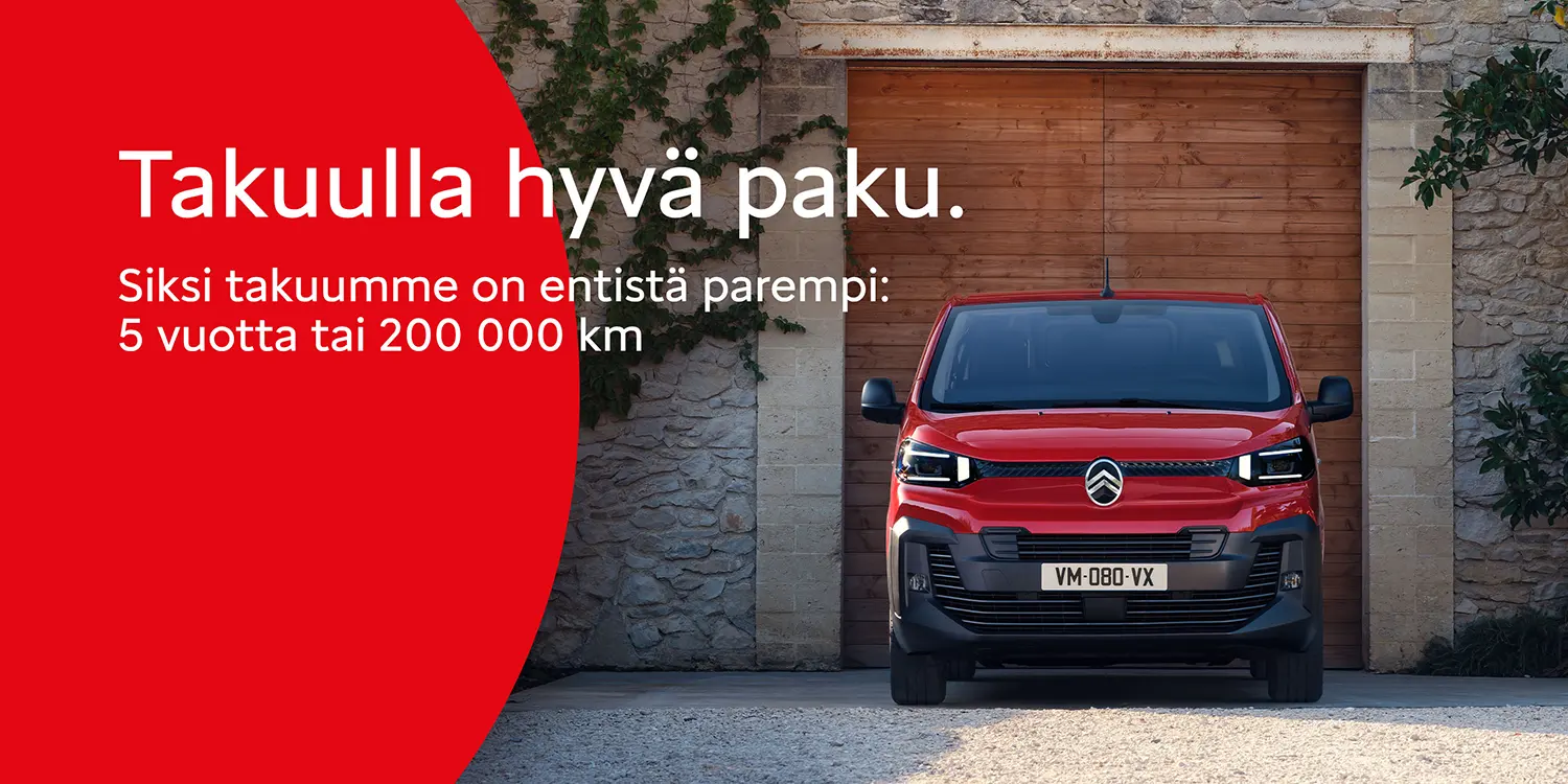 Citroen pakutakuu  Mäkelän Auto, Järvenpää